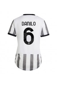 Juventus Danilo #6 Voetbaltruitje Thuis tenue Dames 2022-23 Korte Mouw